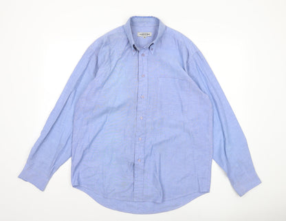 Woods & Gray Men's Blue Button-Up Shirt 15.5