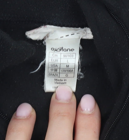 Oxylane Women's Black 1/4 Zip Fleece Sweatshirt - Size L