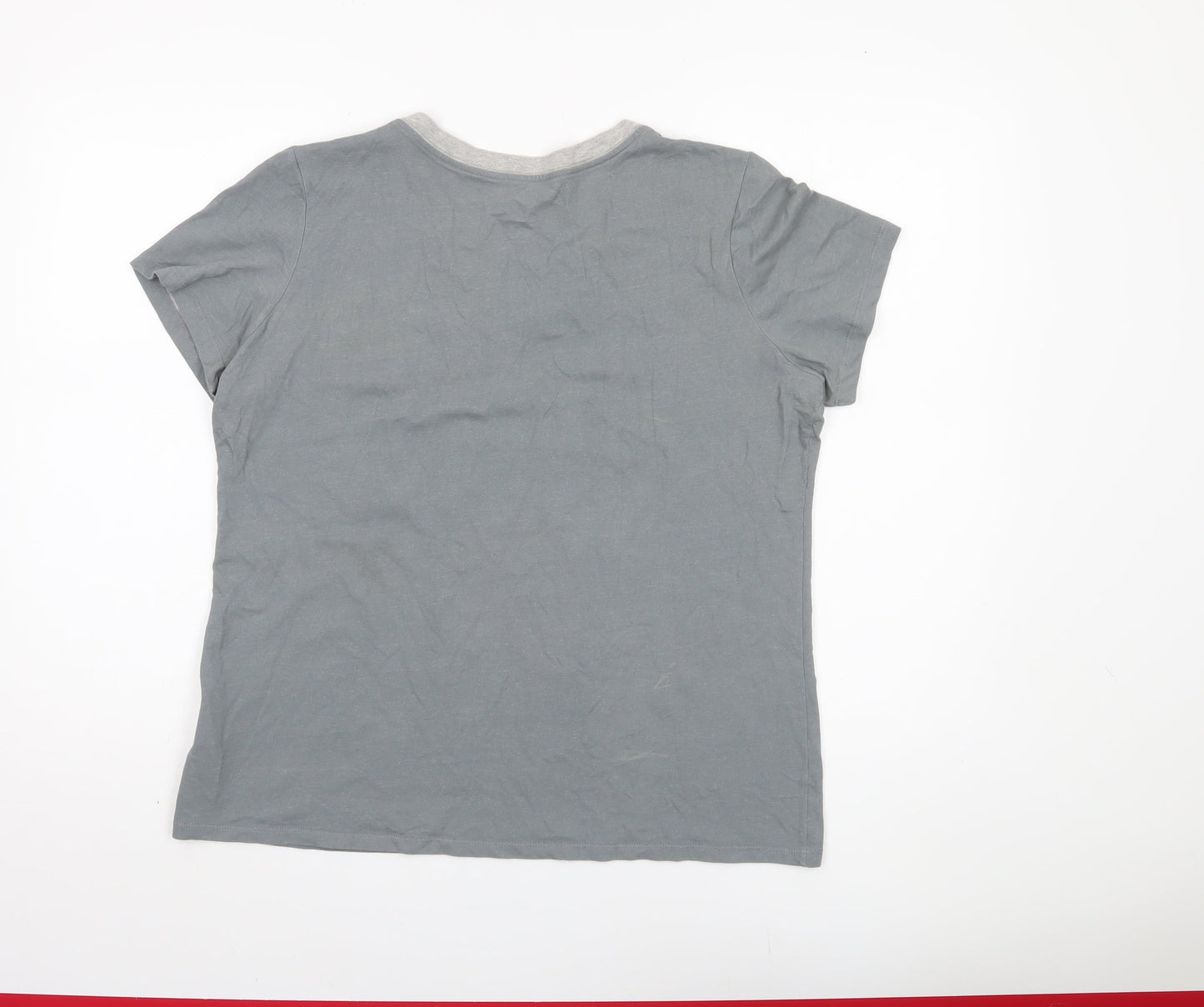 Womens UK Size M Nike Grey Basic T-Shirt