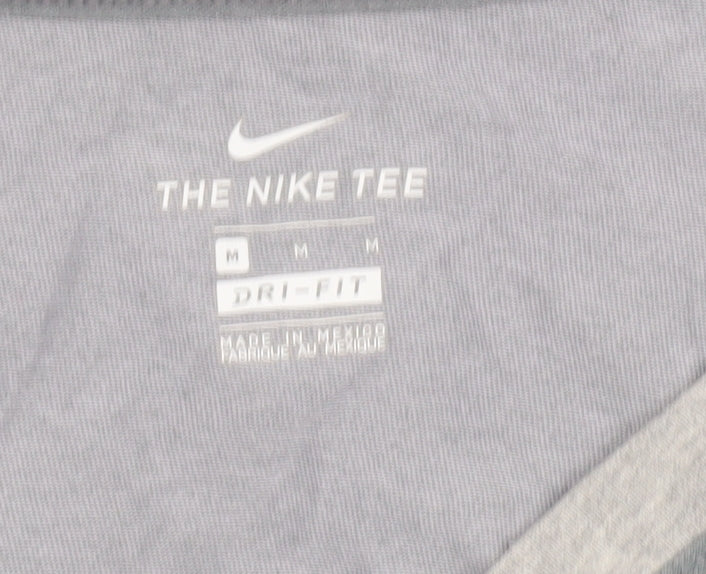 Womens UK Size M Nike Grey Basic T-Shirt