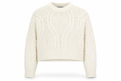 Womens UK Size XL French Connection Ivory Pullover Jumper