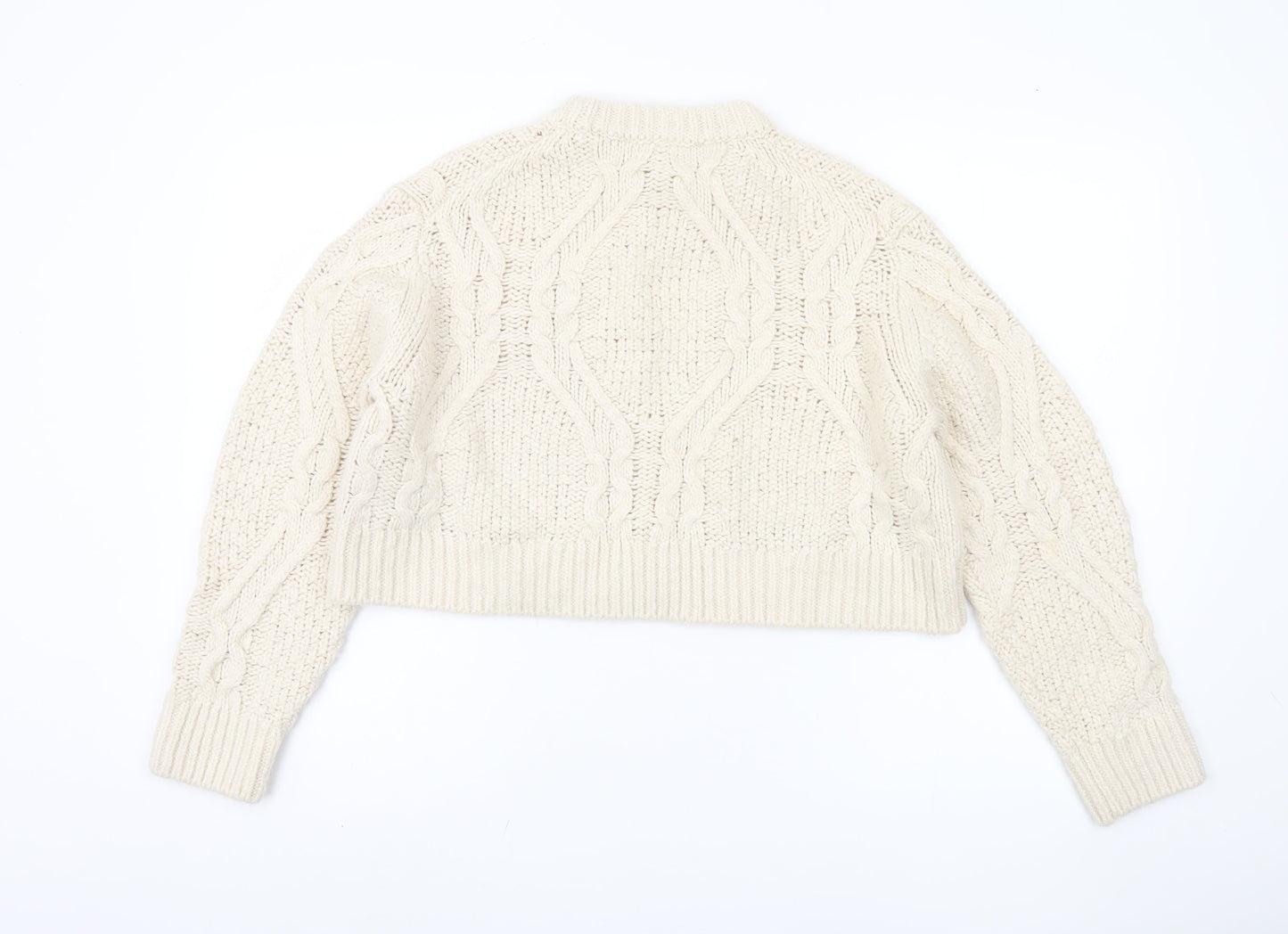 Womens UK Size XL French Connection Ivory Pullover Jumper