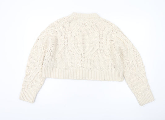 Womens UK Size XL French Connection Ivory Pullover Jumper