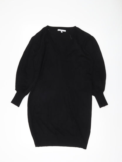 Womens UK Size S Pebble Bay Black Pullover Jumper