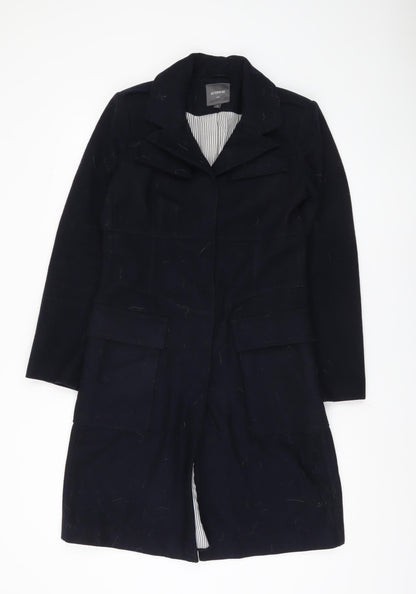 Womens UK Size 8 NEXT Black Overcoat