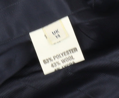 Viyella Women's Black Blazer, Size 14, Classic Design