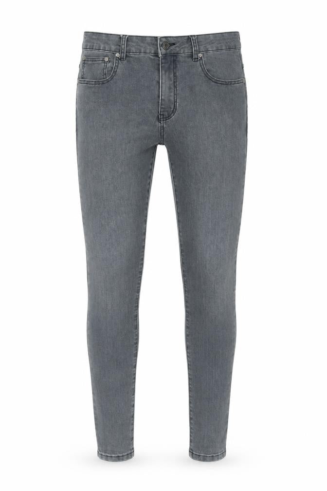 Mens UK Size 30 boohooMAN Slim Fit Skinny Grey Jeans