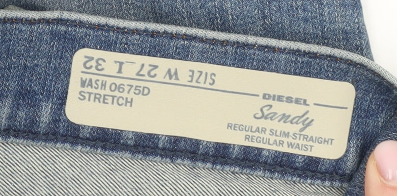 Diesel Men’s Blue Straight Jeans Size 27