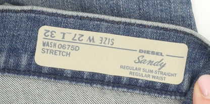 Diesel Men’s Blue Straight Jeans Size 27