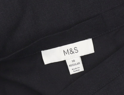 Marks and Spencer Women's Black Wrap Skirt Size 10