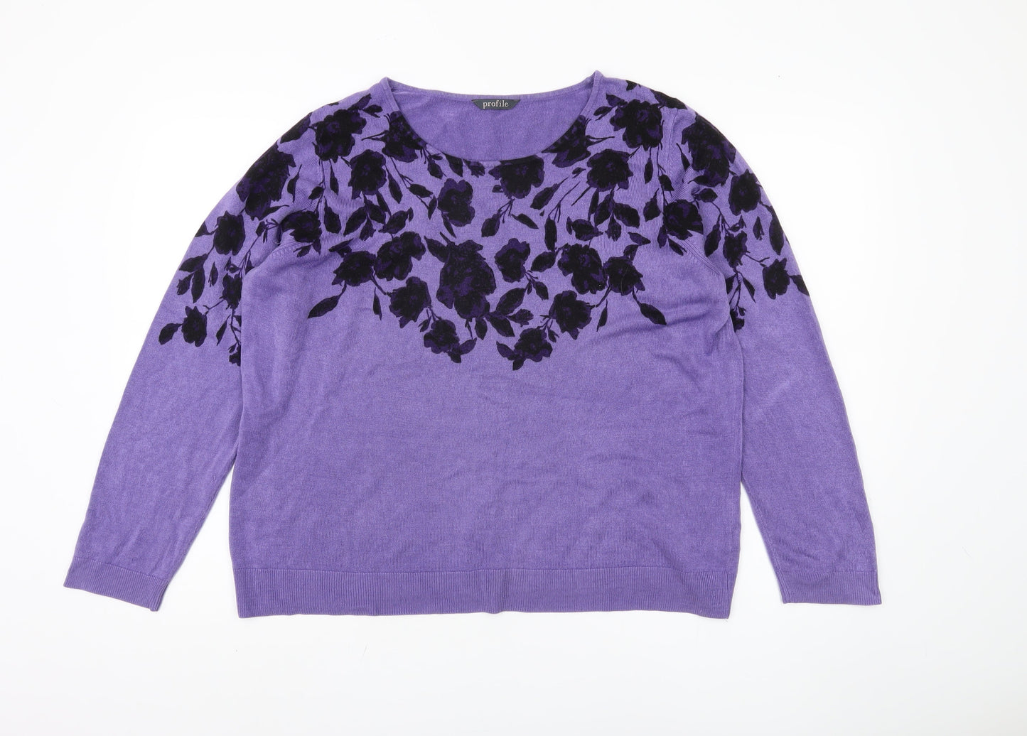 Womens UK Size 20 BHS Purple Pullover Jumper