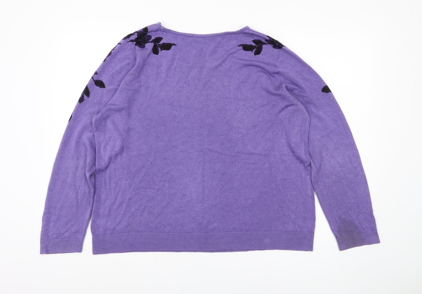 Womens UK Size 20 BHS Purple Pullover Jumper