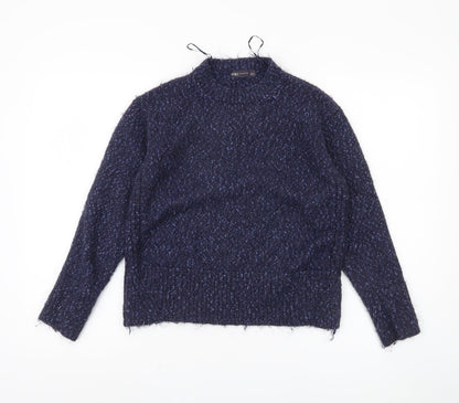 Womens UK Size M Marks and Spencer Blue Pullover Jumper
