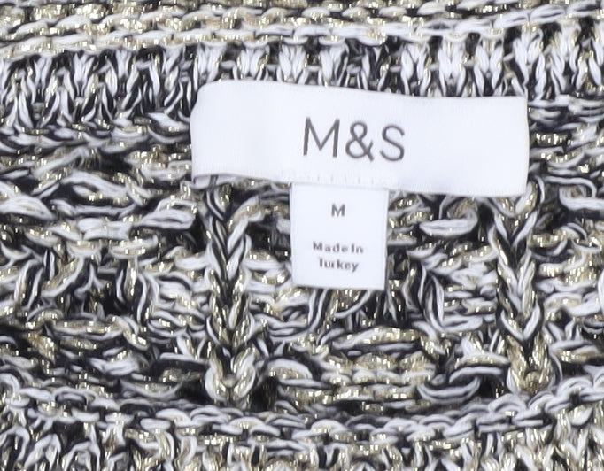Womens UK Size M Marks and Spencer Multicoloured Pullover Jumper