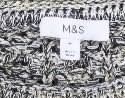 Womens UK Size M Marks and Spencer Multicoloured Pullover Jumper