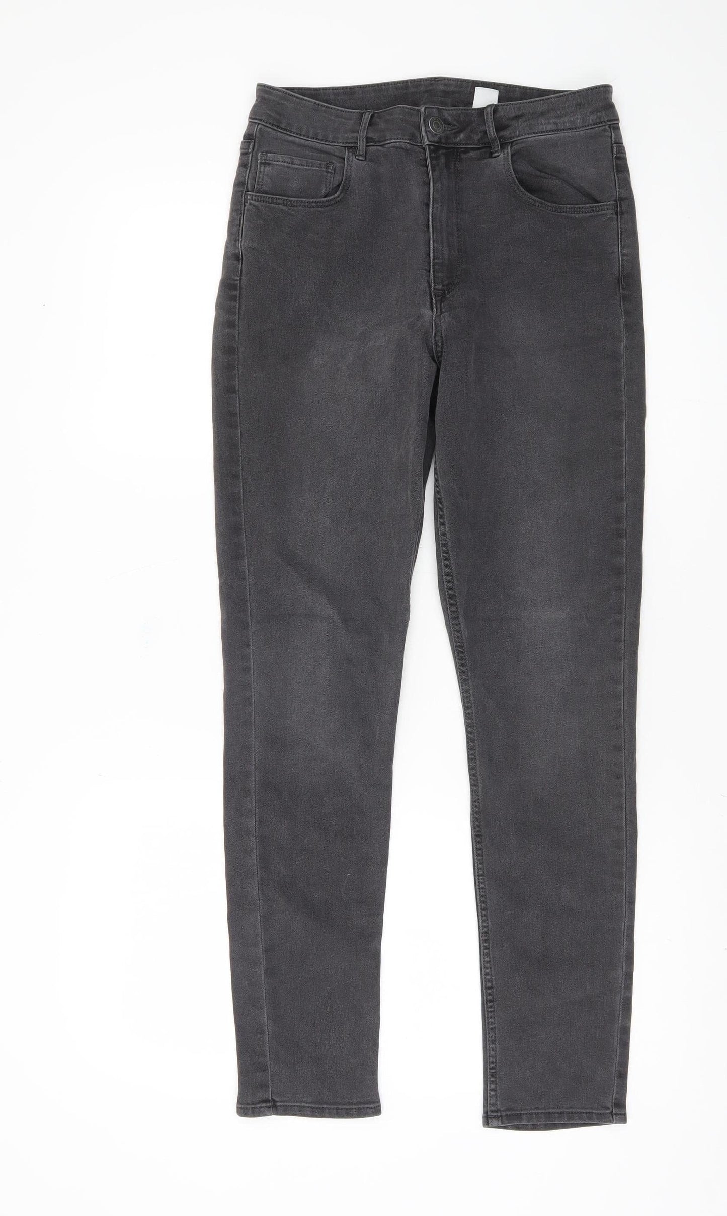Grey Skinny Ankle Jeans for Men, Size 29