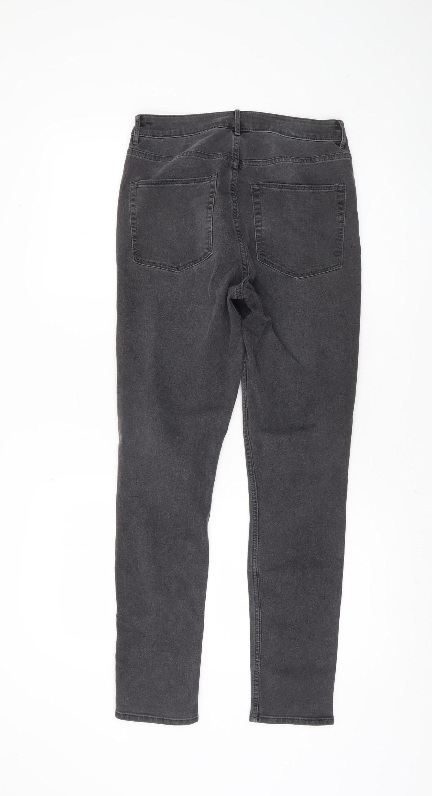 Grey Skinny Ankle Jeans for Men, Size 29