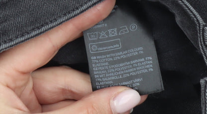 Grey Skinny Ankle Jeans for Men, Size 29