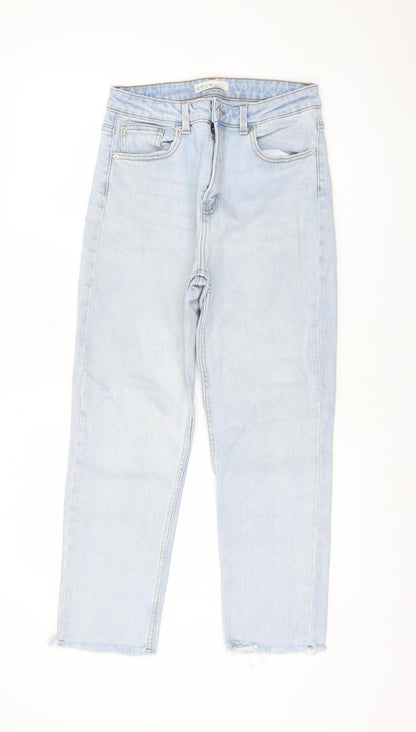 Denim Co. Women's Blue Straight Jeans 12 Regular Fit