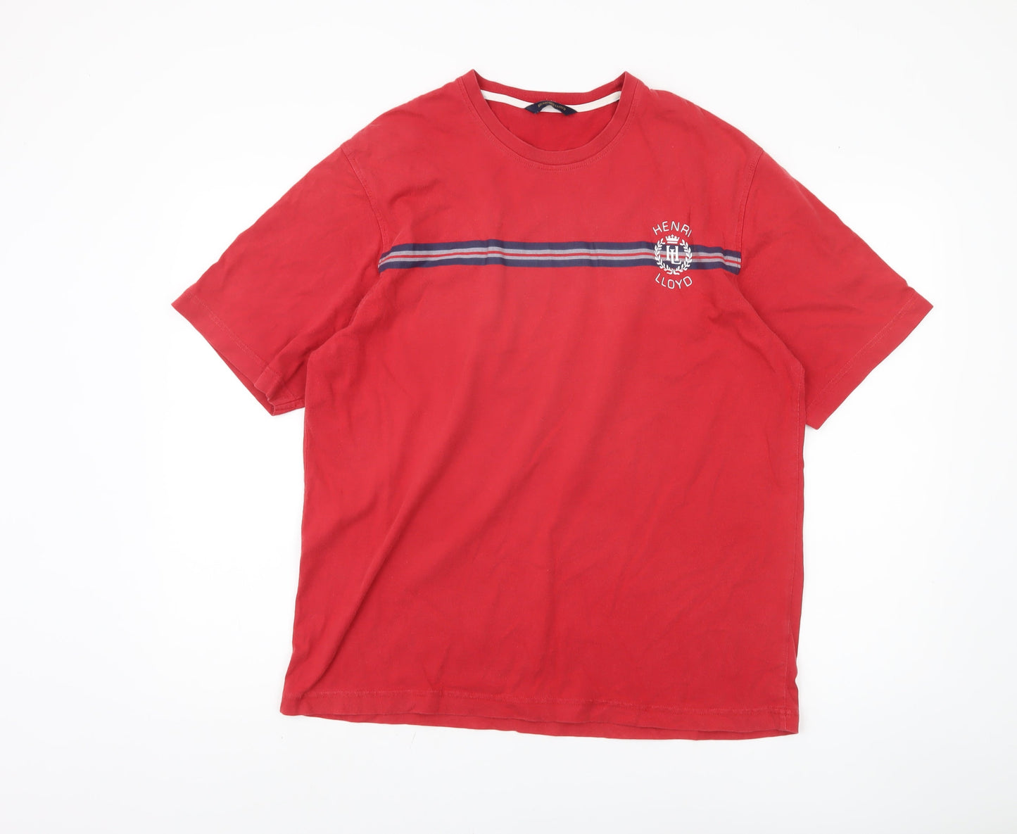Mens UK Size L Henri Lloyd Red  T-Shirt