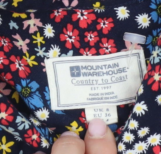 Mountain Warehouse Women's Floral Dress, UK 8, Multicoloured