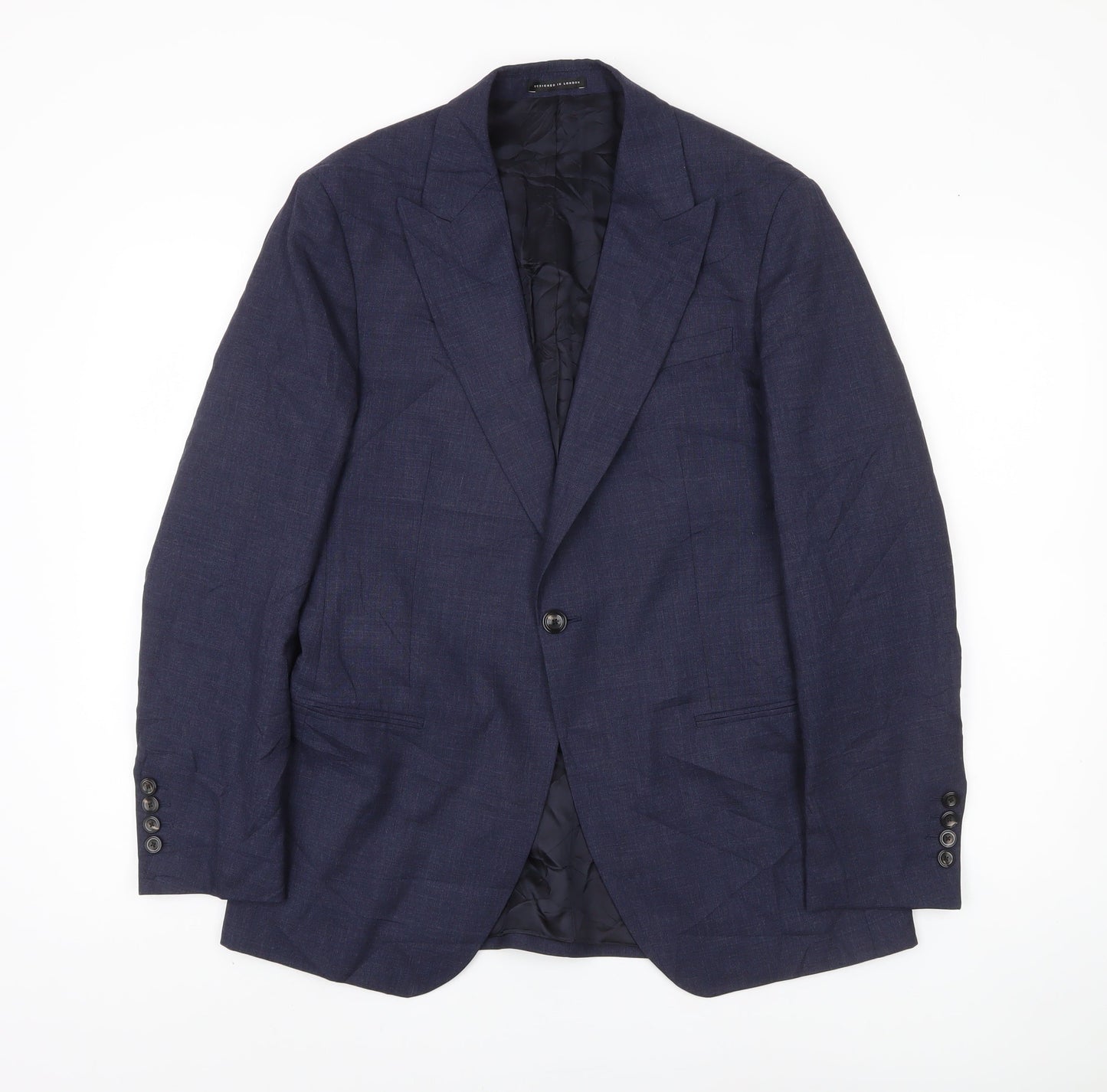 Mens UK Size 38 Reiss Regular Blue Suit Jacket