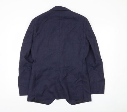 Mens UK Size 38 Reiss Regular Blue Suit Jacket