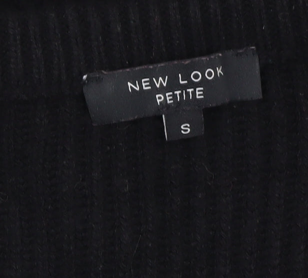 Womens UK Size S New Look Black Pullover Jumper