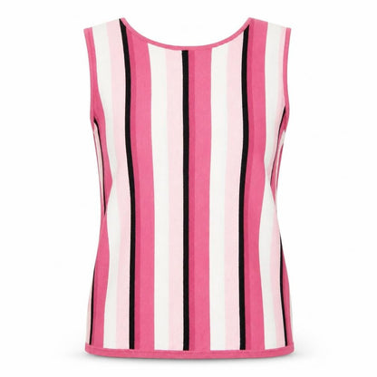 Womens UK Size M Gloria Vanderbilt Pink Basic Tank