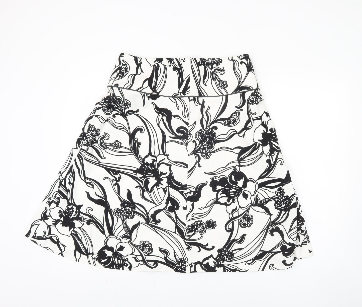 Womens UK Size L Zara Basic A-Line  Skirt