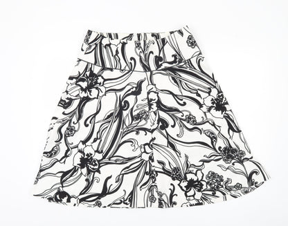 Womens UK Size L Zara Basic A-Line  Skirt