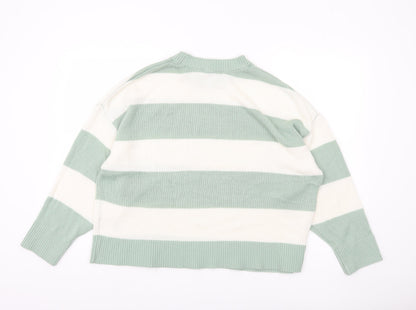 Womens UK Size 12 H&M Green Pullover Jumper