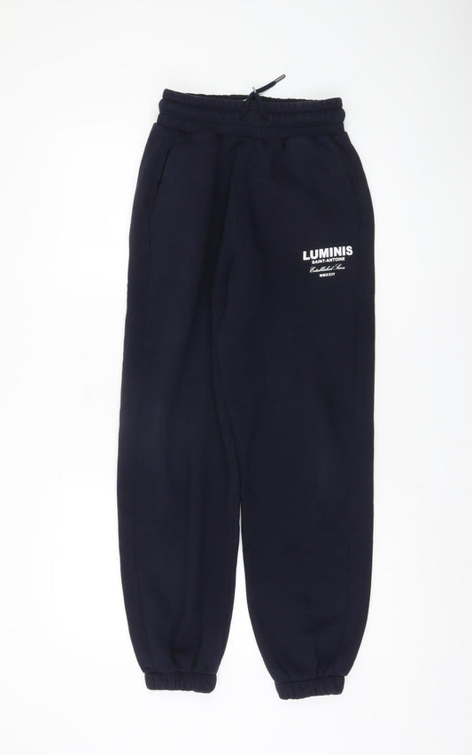 River Island Men's Blue Joggers XXS
