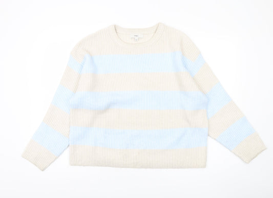 Womens UK Size L Marks and Spencer Beige Pullover Jumper