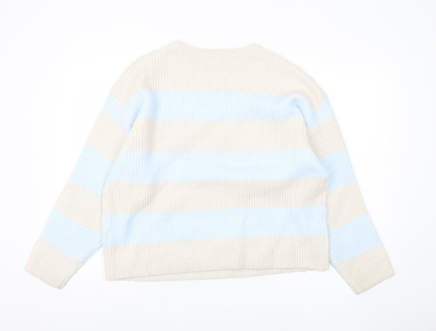 Womens UK Size L Marks and Spencer Beige Pullover Jumper