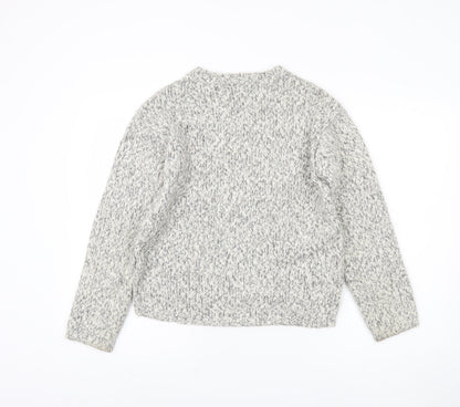 Womens UK Size S Marks and Spencer Grey Pullover Jumper