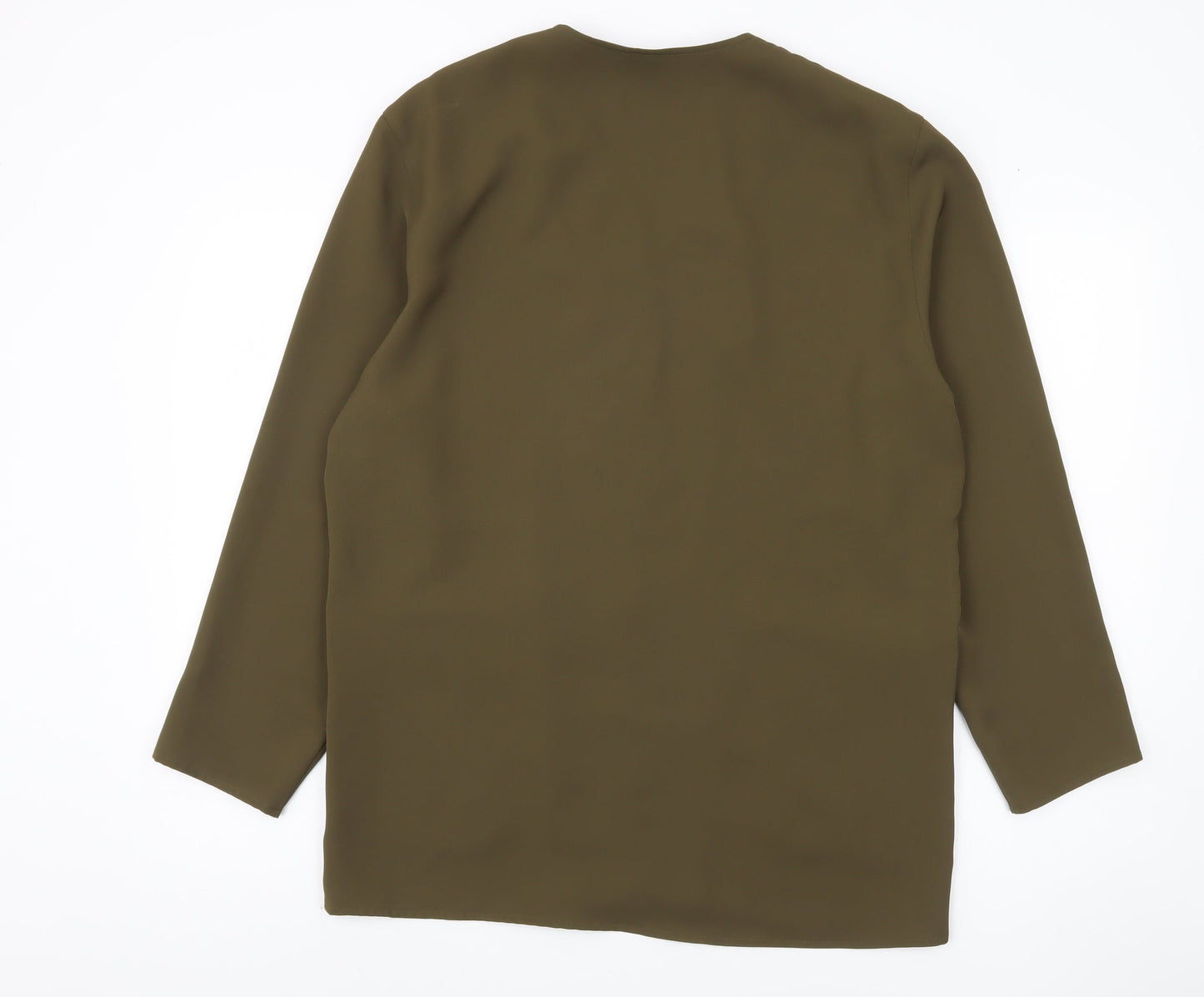 Womens UK Size 14 Planet Green Basic Jacket