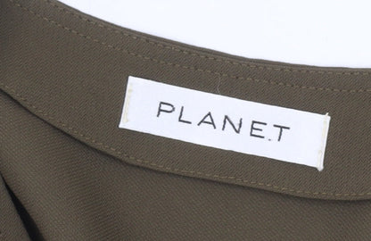 Womens UK Size 14 Planet Green Basic Jacket