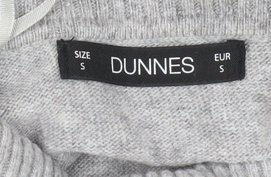 Womens UK Size S Dunnes Grey Poncho Jumper