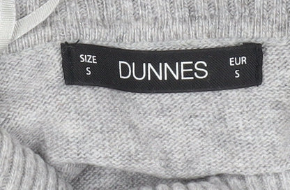 Womens UK Size S Dunnes Grey Poncho Jumper