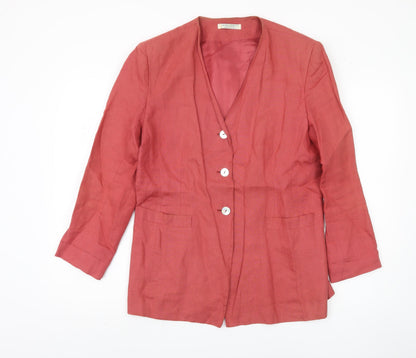 Womens UK Size 14 Laura Ashley  Red Blazer