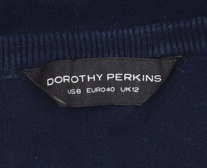 Womens UK Size 12 Dorothy Perkins Blue Pullover Jumper