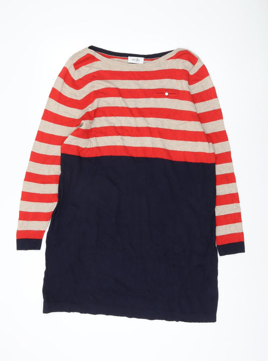 Womens UK Size L Wallis Multicoloured Pullover Jumper