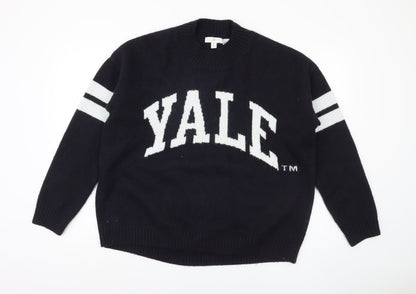 H&M Men's Black M Yale Pullover Jumper