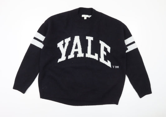 H&M Men's Black M Yale Pullover Jumper