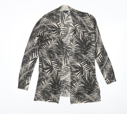 M&Co Women's Black Cardigan, Size 10, Acrylic/Linen