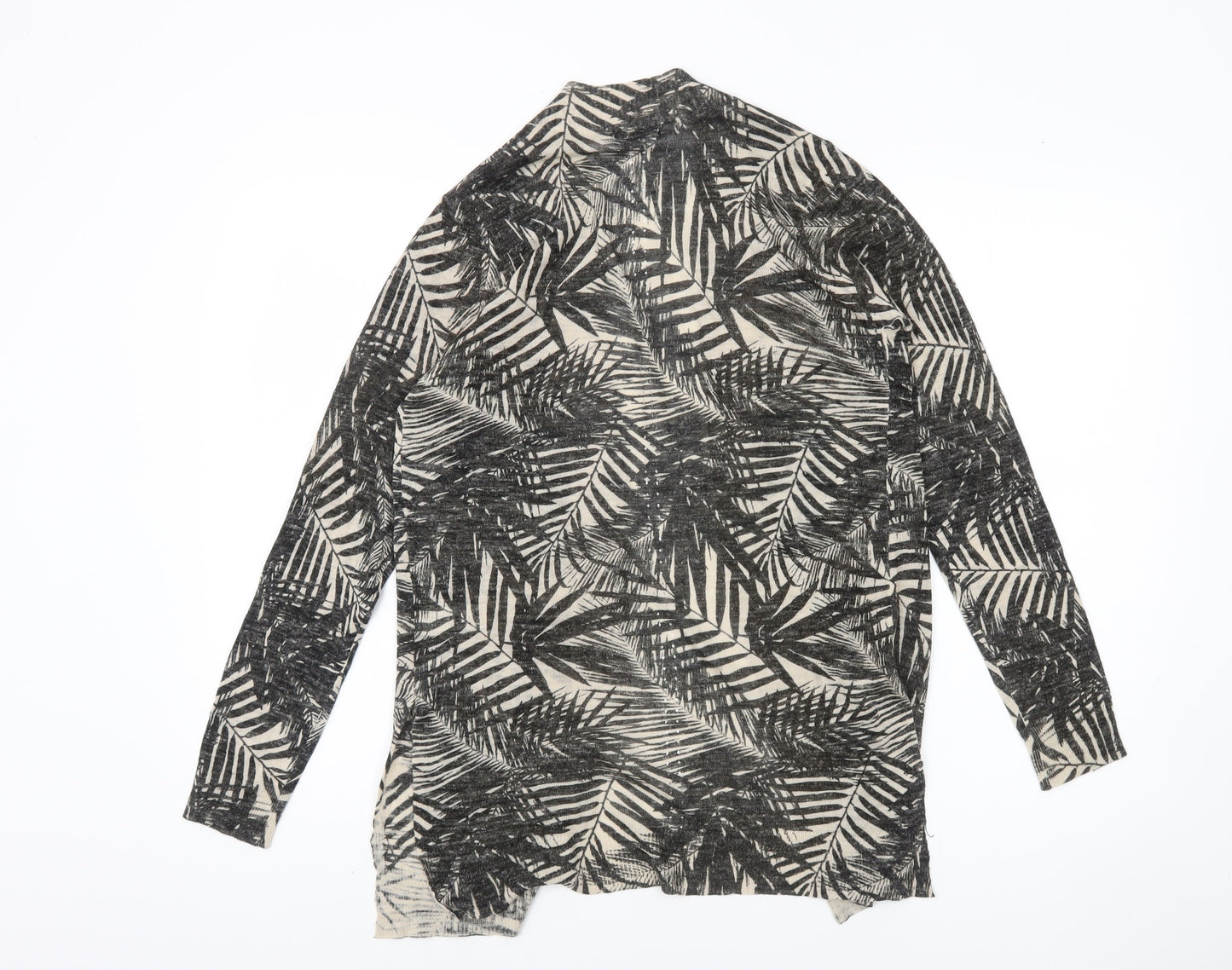 M&Co Women's Black Cardigan, Size 10, Acrylic/Linen