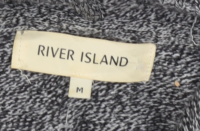 River Island Men's Grey Pullover Jumper, Size M