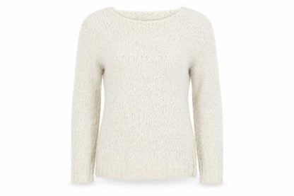 Womens UK Size M Apricot Ivory Pullover Jumper
