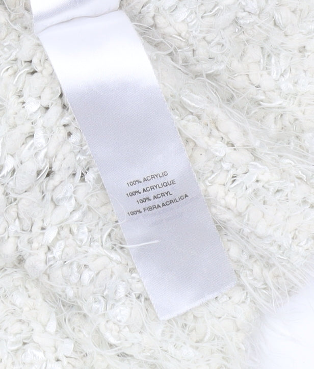 Womens UK Size M Apricot Ivory Pullover Jumper